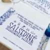 Menù del ristorante Salsedine su tovaglietta.